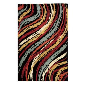Home Decorators Collection Breaker Black 2 ft. 6 in. x 4 ft. 6 in. Area Rug
