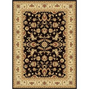 Tayse Rugs Century Black 7 ft. 10 in. x 10 ft. 6 in. Traditional Area Rug