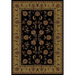 United Weavers Annabel Black 5 ft. 3 in. x 7 ft. 6 in. Traditional Area Rug