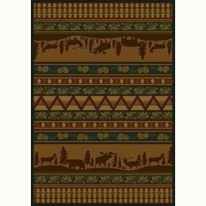 United Weavers Pine Valley 5 ft. 3 in. x 7 ft. 6 in. Contemporary Lodge Area Rug