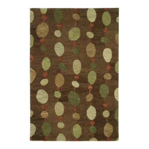 Kaleen Casual Persimmon Brown 8 ft. x 11 ft. Area Rug