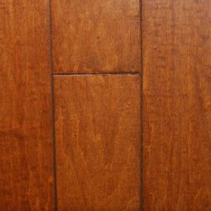 Millstead Hand Scraped Maple Nutmeg Solid Hardwood Flooring - 5 in. x 7 in. Take Home Sample