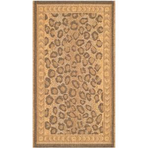 Safavieh Courtyard Natural/Gold 2.6 ft. x 5 ft. Area Rug