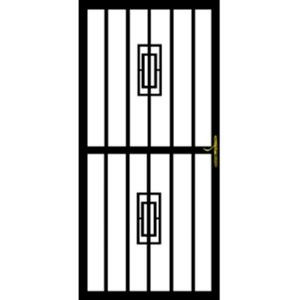 Grisham 353 Series 36 in. x 80 in. Black Transition Security Door