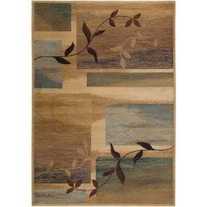 Rizzy Home Bellevue Collection Beige 2 ft. 3 in. x 7 ft. 7 in. Area Rug