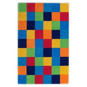 Kas Rugs Blocks Multicolor 3 ft. 3 in. x 5 ft. 3 in. Area Rug