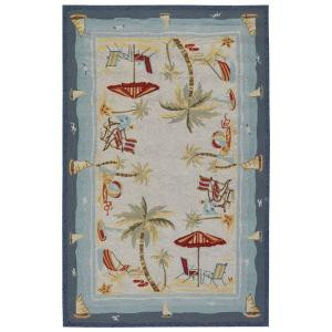 Couristan Outdoor Escape Pacific Heights 3 ft. 6 in. x 5 ft. 6 in. Area Rug
