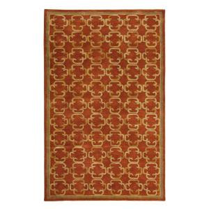 Home Decorators Collection Chester Rust and Gold 4 ft. x 6 ft. Area Rug