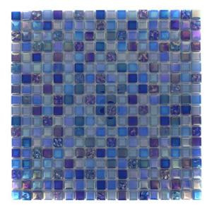 Splashback Tile Capriccio Battipaglia 12 in. x 12 in. Glass Floor and Wall Tile