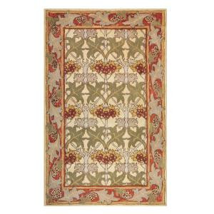Home Decorators Collection CorIna Gold and Red 2 ft. x 3 ft. Accent Rug