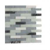 Splashback Tile Cleveland Bendemeer Mini Brick Mixed Materials Floor and Wall Tile - 6 in. x 6 in. Tile Sample