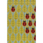 Momeni Caprice Collection Lady Bug 8 ft. x 10 ft. Area Rug