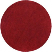 Chazy Rusty Red 8 ft. Round Area Rug