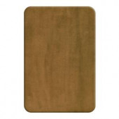 Sleep Innovations Chocolate Brown 48 in. x 60 in. Area Rug