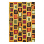 Kaleen Indra Bangla Butterscotch 7 ft. 6 in x 9 ft. Area Rug