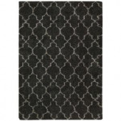 Nourison Amore AMOR2 Charcoal 5 ft. 3 in. x 7 ft. 5 in. Area Rug
