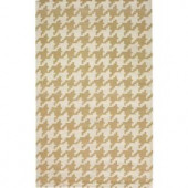 Home Decorators Collection Houndstooth Beige 7 ft. x 9 ft. Area Rug