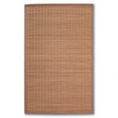 Home Legend Bamboo Silk Brown 5 ft. x 8 ft. Area Rug