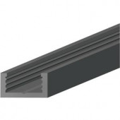 Shaw 0.25 in. Thick x 0.56 in. Wide x 96 in. Length Laminate Black Plastic Molding Track