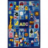 LA Rug Inc. Fun Time Letters and Names Multi Colored 39 in. x 58 in. Area Rug