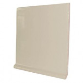 U.S. Ceramic Tile Color Collection Bright Fawn 6 in. x 6 in. Ceramic Stackable Right Cove Base Corner Wall Tile