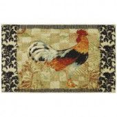 Mohawk Bergerac Rooster Neutral 30 in. x 46 in. Accent Kitchen Rug