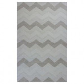 Kas Rugs Chevron Style Ivory 2 ft. 3 in. x 3 ft. 9 in. Area Rug