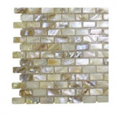 Splashback Tile Baroque Pearls Mini Brick Pattern Tile - Tile Sample