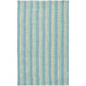 Surya Country Living Pale Blue 8 ft. x 10 ft. 6 in. Area Rug