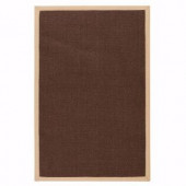 Home Decorators Collection Marblehead Sisal Chocolate and Camel 3 ft. x 5 ft. Area Rug