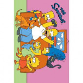 Fun Rugs The Simpsons Family Fun Time Multi Colored 39 in. x 58 in. Area Rug