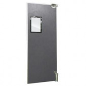 Aleco ImpacDor FS-500 3/4 in. x 48 in. x 84 in. Charcoal Gray Wood Core Impact Door