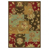 Kas Rugs Artistic Accent Mocha 3 ft. 3 in. x 4 ft. 7 in. Area Rug