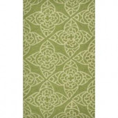 Loloi Rugs Summerton Life Style Collection Green Ivory 2 ft. 3 in. x 3 ft. 9 in. Accent Rug
