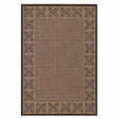 Home Decorators Collection Summer Chimes Cocoa and Black 8 ft. 6 in. x 13 ft. Area Rug