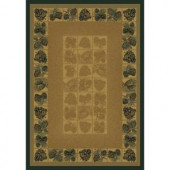 United Weavers Pine Cones Natural 7 ft. 10 in. x 10 ft. 6 in. Area Rug