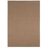 Home Decorators Collection Saddlestitch Cocoa and Natural 7 ft. 6 in. x 10 ft. 9 in. Area Rug