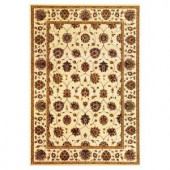 Kas Rugs Classic Tabriz Ivory 9 ft. 10 in. x 13 ft. 2 in. Area Rug