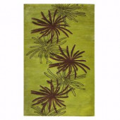Home Decorators Collection Triumphant Green 2 ft. 6 in. x 4 ft. 6 in. Area Rug