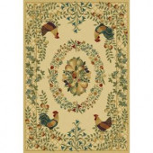 United Weavers Overstock Provence Cream 5 ft. 3 in. x 7 ft. 6 in. Area Rug