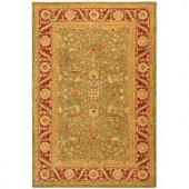 Safavieh Anatolia Green and Red 5 ft. x 8 ft. Area Rug