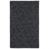 Kaleen Imprints Classic Charcoal 3 ft. 6 in. x 5 ft. 6 in. Area Rug