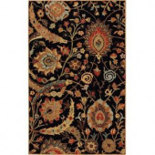 Home Decorators Collection Chambord Black 5 ft. 3 in. x 8 ft. 3 in. Area Rug