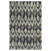 Kas Rugs Perfect Repeat Ivory/Grey 6 ft. 7 in. x 9 ft. 6 in. Area Rug