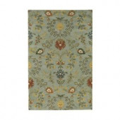 Home Decorators Collection Baroness Blue 8 ft. x 11 ft. Area Rug