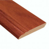 Home Legend High Gloss Santos Mahogany 12.7 mm Thick x 3-13/16 in. Wide x 94 in. Length Laminate Wall Base Molding