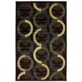 Mohawk Ring Rows Mineral 8 ft. x 10 ft. Area Rug
