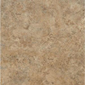 Armstrong CeraRoma 16 in. x 16 in. Caramel Sand Groutable Vinyl Tile (14-Pack)