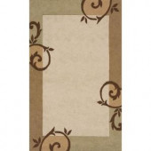 Momeni Terrace Iron Gate Cream 8 ft. x 10 ft. All-Weather Outdoor/Indoor Area Rug