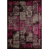 United Weavers Holt Plum 5 ft. 3 in. x 7 ft. 2 in. Area Rug